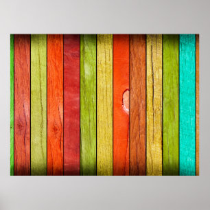 coloured wooden texture, 3D illustration3d, abstra Poster