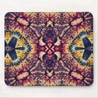 Coloured woollen article mouse pad