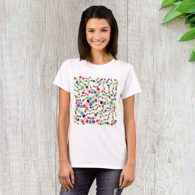 Coloured Worms Womens T-Shirt (Creator Uploaded)