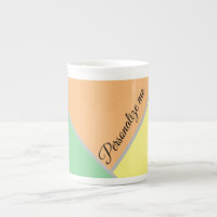 Colourful 1970s triangles pattern | personalised