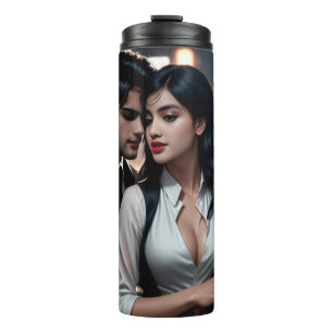 Colourful 3D Digital Art Thermal Tumbler – Perfect