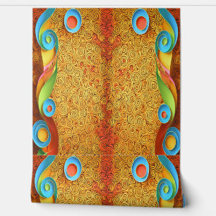Colourful 3D Digital Peel and Stick Wallpaper 