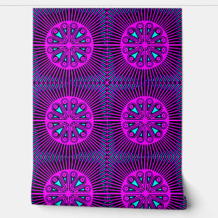 Colourful 3D Digital Peel and Stick Wallpaper – Te