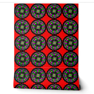 Colourful 3D Digital Peel and Stick Wallpaper – Te
