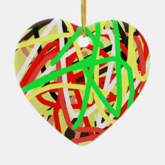 colourful 676 abstract art ceramic ornament