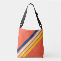 Colourful 70s 80s Retro Striped Stripes