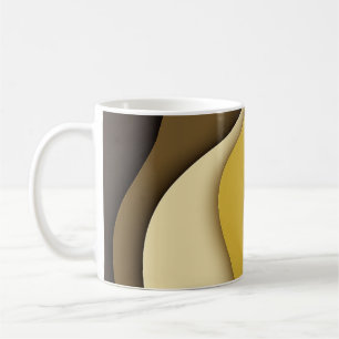 Colourful 7-Colour Abstract Colour Swirls Coffee Mug