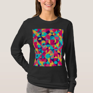Colourful 80s 90s Vintage Pattern Tee