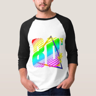 Colourful 80's sunset palm trees T-Shirt