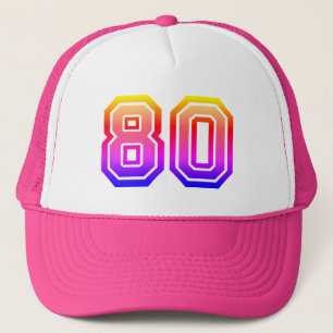 Colourful 80th Birthday Party Trucker Hat