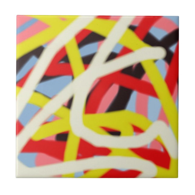 colourful 8773 abstract art ceramic tile (Front)