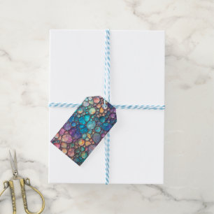 Colourful Abalone Bubbles Gift Tag