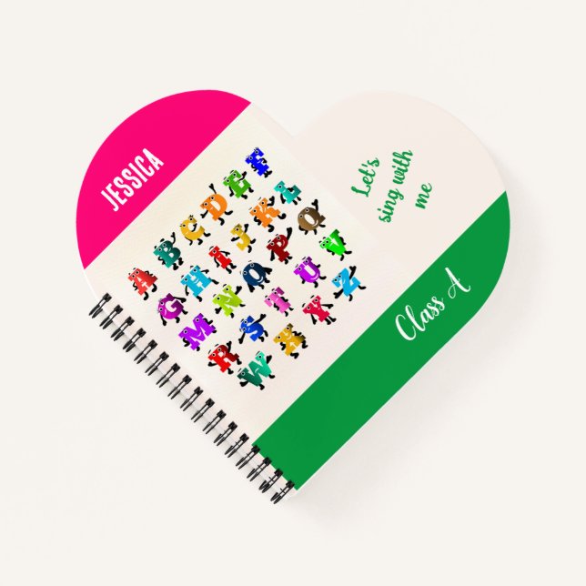 Colourful ABC's Notebook (Front)