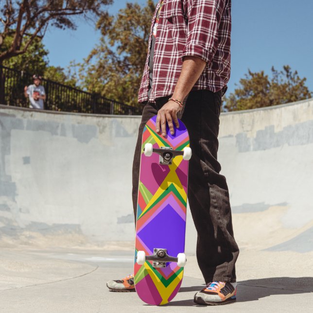 Colourful Absract art Skateboard (Outdoor 2)