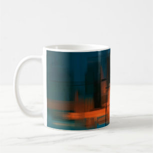 Colourful abstract acrylic painting. Surreal lands Coffee Mug