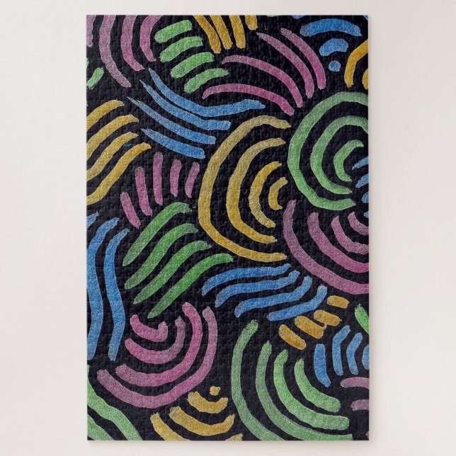 colourful abstract arches jigsaw puzzle (Vertical)
