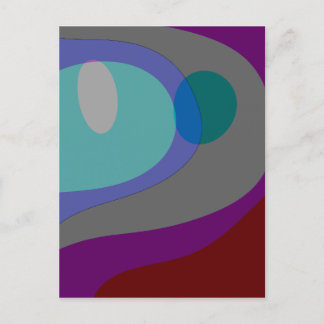Colourful Abstract Art 613 Postcard
