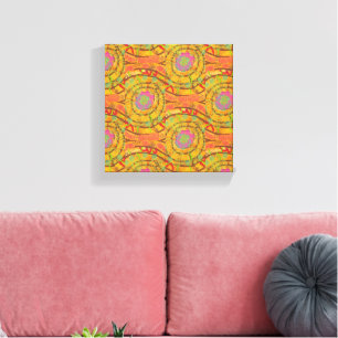 Colourful Abstract Art Canvas Print