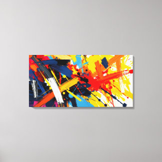Colourful Abstract Art - Canvas Print