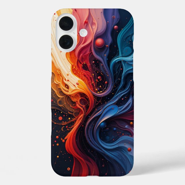 Colourful Abstract Art Case-Mate iPhone Case (Back)