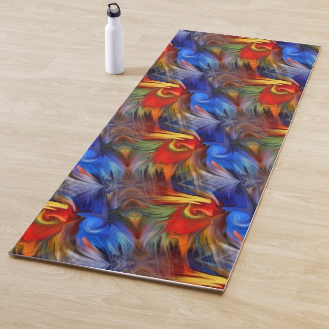 Colourful Abstract Art Design   Yoga Mat (In Situ)