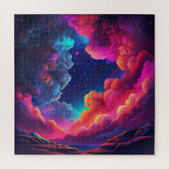 Colourful Abstract Art Jigsaw Puzzle (Vertical)