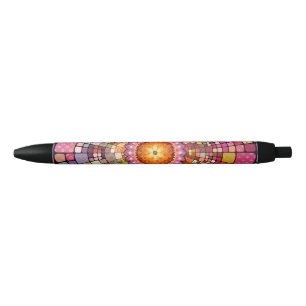 Colourful Abstract Art Mandala Mosaic Pen