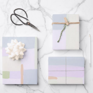 Colourful Abstract Art Pastel Wrapping Paper