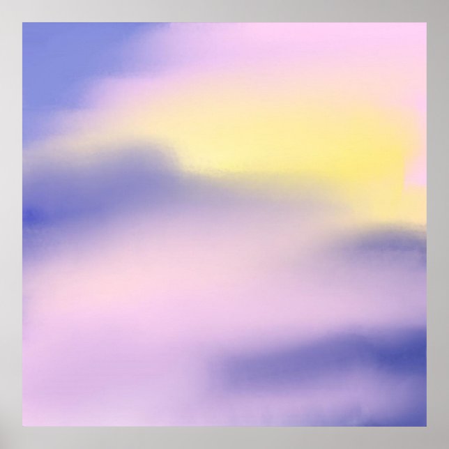 colourful abstract art poster (Front)