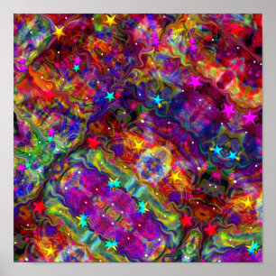 Colourful Abstract Art Poster