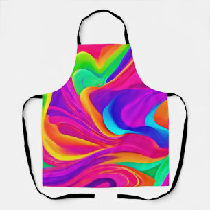 Colourful Abstract Artwork Apron