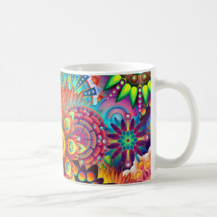 Colourful Abstract Artwork Mug Coffee Mug Cup