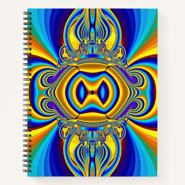 Colourful Abstract Background-14334 Notebook (Front)