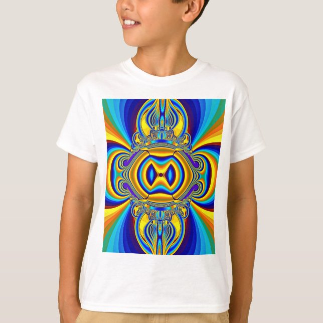 Colourful Abstract Background-14334 T-Shirt (Front)