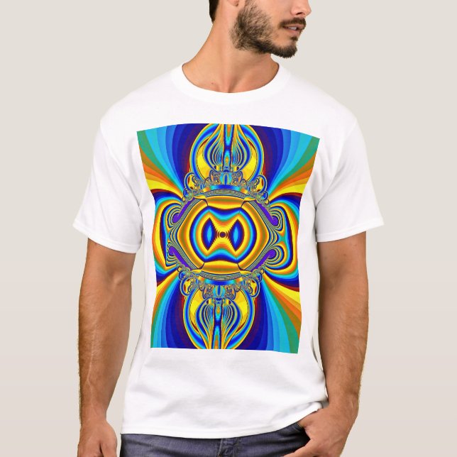 Colourful Abstract Background-14334 T-Shirt (Front)