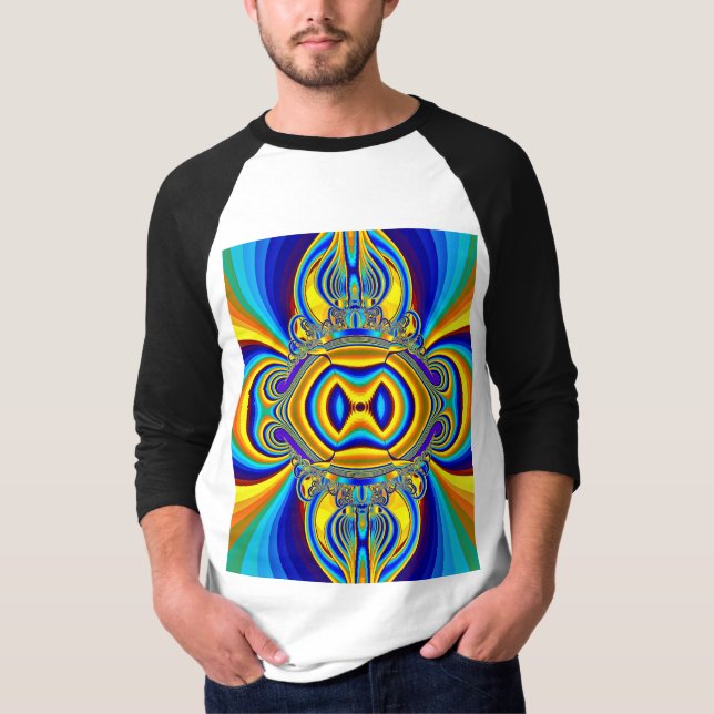 Colourful Abstract Background-14334 T-Shirt (Front)