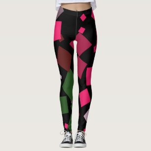Colourful abstract background leggings