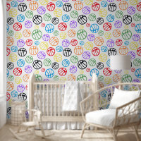 Colourful Abstract Basketball Pattern Kids