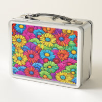 Colourful Abstract Beauty #322 - Metal Lunchbox