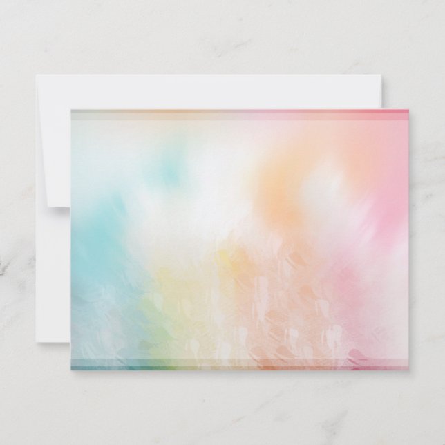 Colourful Abstract Blank Template Modern Elegant (Front)