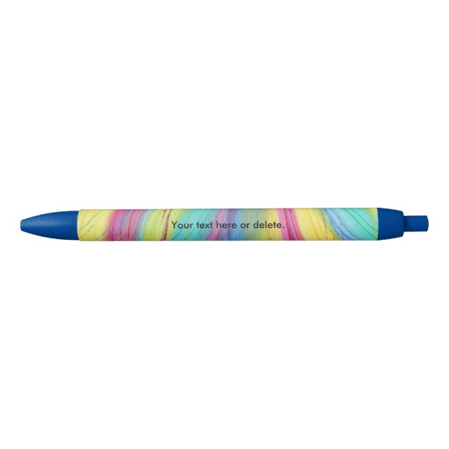 Colourful abstract blends pastels your text pens (Front)