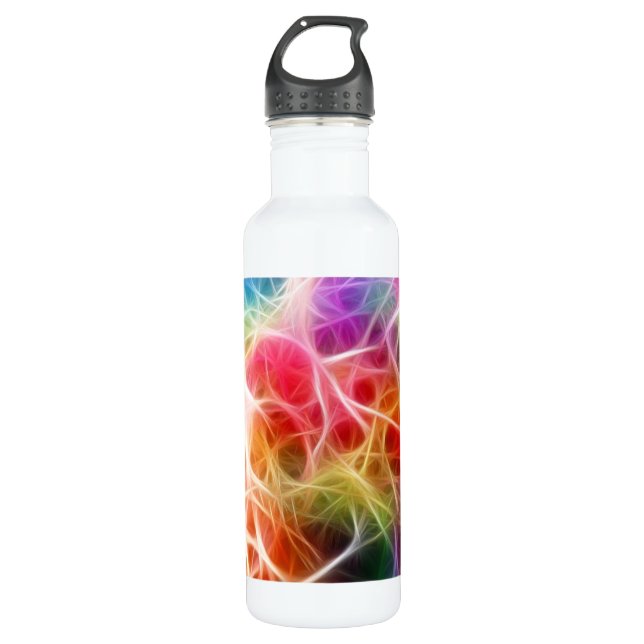 Colourful Abstract Bokeh lighting Electricity 710 Ml Water Bottle (Front)