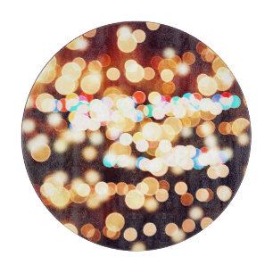 Colourful Abstract Bokeh Texture Cutting Board