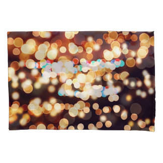 Colourful Abstract Bokeh Texture Pillowcase