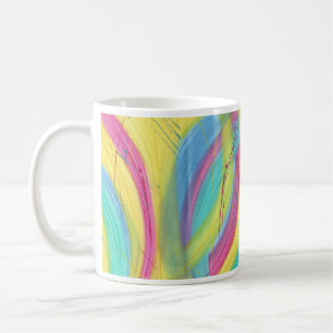 Colourful Abstract Brushstrokes Mugs