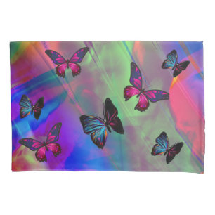 Colourful Abstract Butterflies Pillowcase
