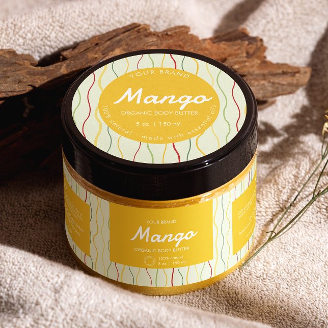 Colourful Abstract Circle Cosmetic Jar Lid Label (Creator Uploaded)