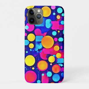Colourful Abstract Circles Spectrum iPhone 11 Pro Case