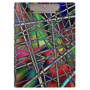 Colourful Abstract  Clipboard