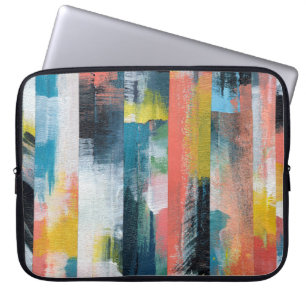 Colourful abstract collage. laptop sleeve